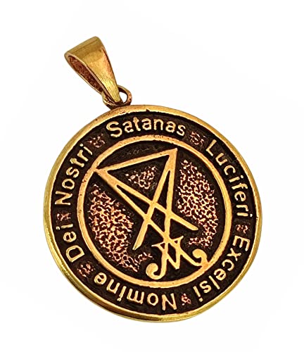 Colgante Sello de Lucifer en bronce Nº 166, Bronce Cover