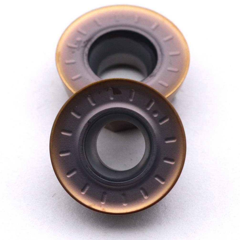 10Pcs RPMT1204MO ZM90 CNC Corte de material duro EMR Fresa de extremo Corte de precisión Torno Fresa Insertos de carburo