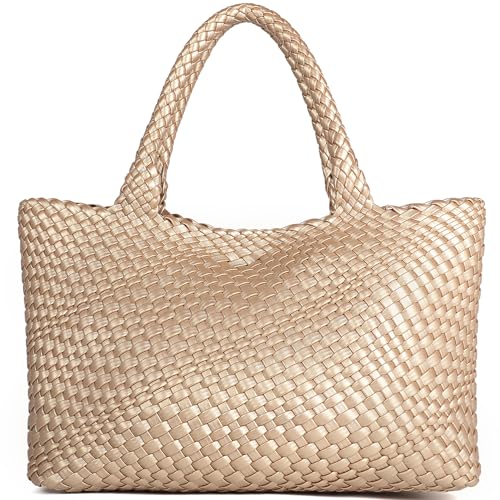 Image of Queenoris Shoulder Bags for Women, Fashion Purses and Handbags Top Handle Vegan Leather Shopper Satchel Large Travel Tote Bag | TOP HANDLE