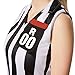 dressforfun Disfraz para mujer Árbitro | Disfraz completo sin mangas con escote...
