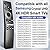 Voice Remote for Samsung Smart TV,Universal Remote Control Compatible All for Samsung TV LED QLED UHD SUHD HDR LCD Frame Curved Solar HDTV 4K 8K 3D Q60 Q70 Q80 Curved Frame Remote Replacement