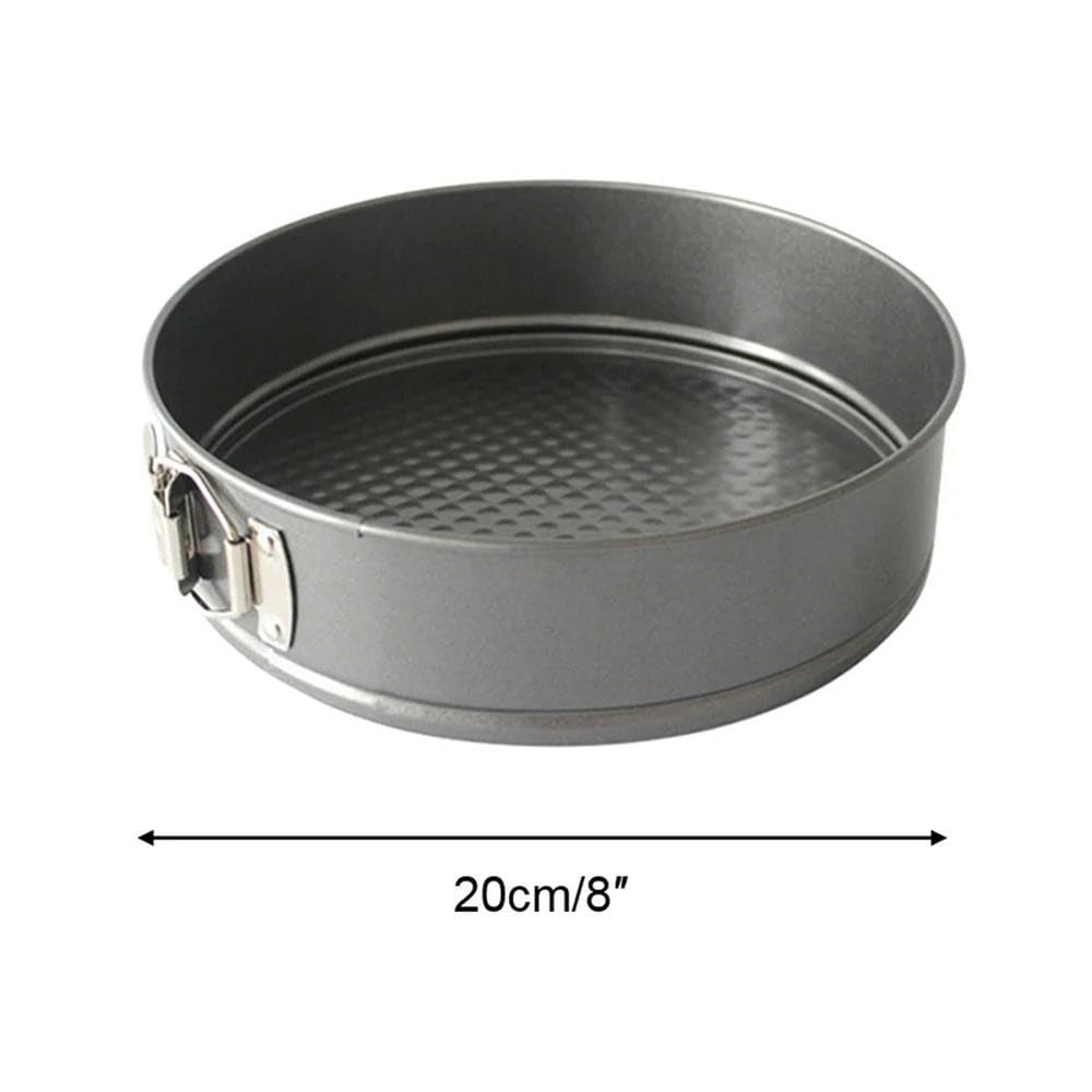 Molde para tartas antiadherente a prueba de fugas, molde redondo inferior adecuado para hornear en casa y cocina