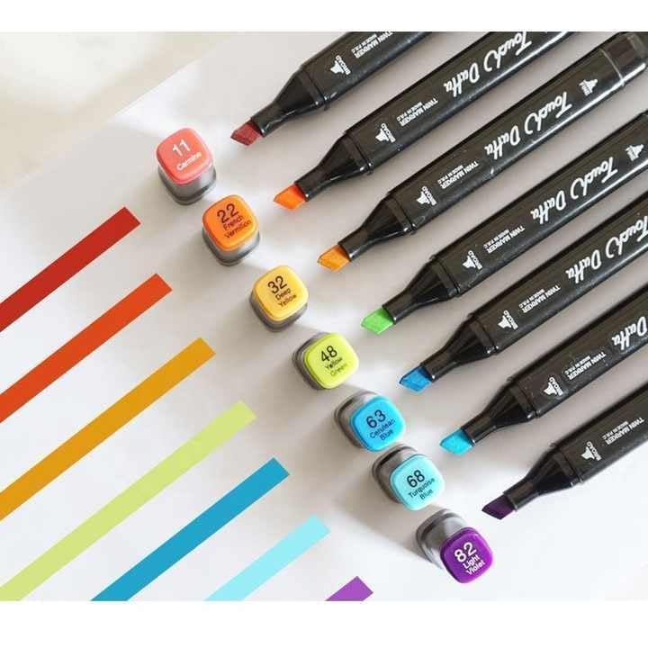 Image of HUBTURE Acrylic Paint Marker Pen Set - Metallic Colors Medium Point Tip - Non-Toxic Art Markers for Rocks, Ceramic, Glass, Wood, Fabric, Canvas, Mugs & DIY Craft Projects