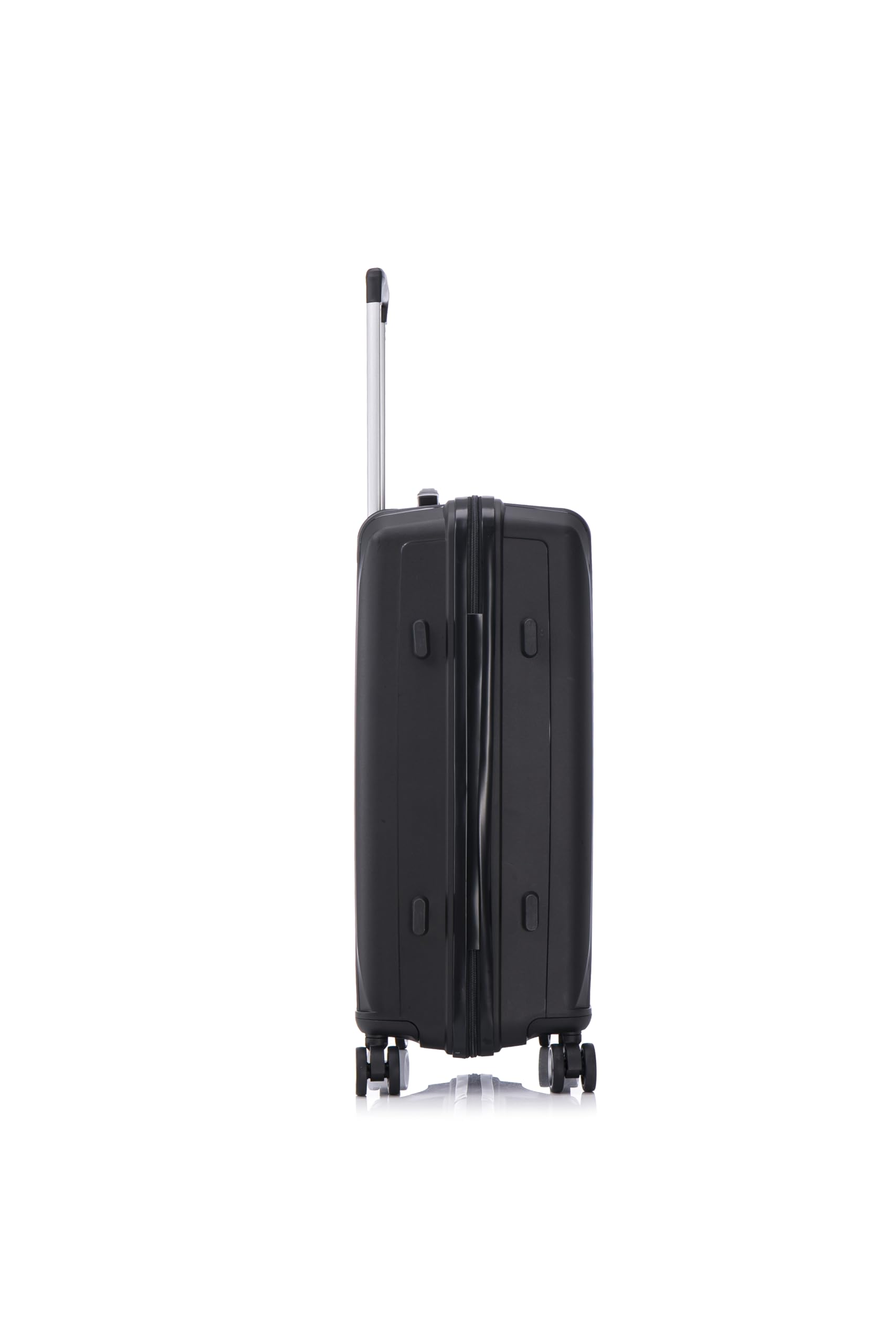 CELIMS - Valise Cabine 55x35x25 cm en Polypropylène | Ultra Légère 10 kg | Serrure TSA | 8 roulettes 360 | Noir