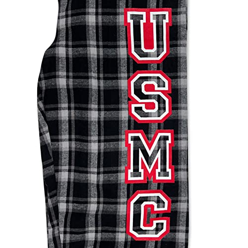 Armed Forces Gear USMC Flannel Pants (Black/Plaid)4