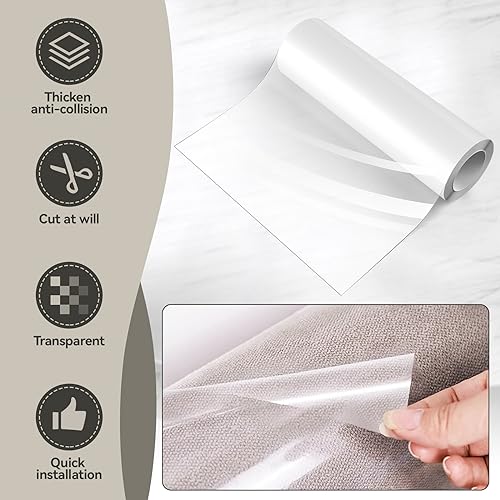 Kratzfolie Katzen Selbstklebend, 30cm x 5m Katzen Kratzschutz Sofa Transparent, Kratzschutz Wand, Kratzschutzfolie, Couch Kratzschutz Katze, AntiKratz Tape für Möbel Couch Sofa Wand Tür Schutz