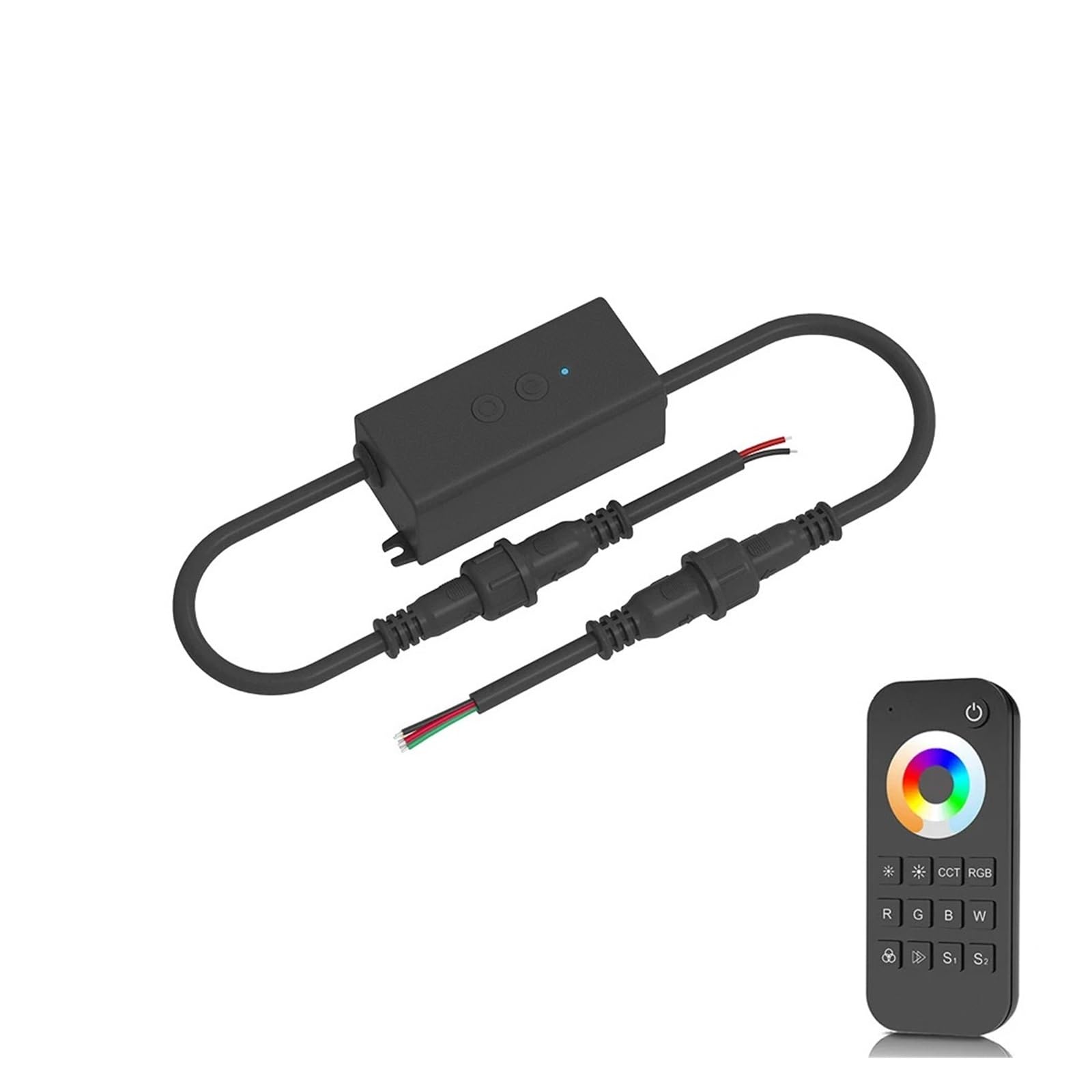 Contrôleur LED RGBCCT étanche IP67 DC 12V 24V avec kit télécommande RT5
