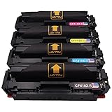 Toner Kingdom Compatible HP 410X CF410X CF411X CF412X CF413X Toner Cartridge for HP Color LaserJet Pro MFP M477fdn M477fdw M477fnw M452DN M452dw M452nw M377dw -Black, Cyan, Yellow, Magenta