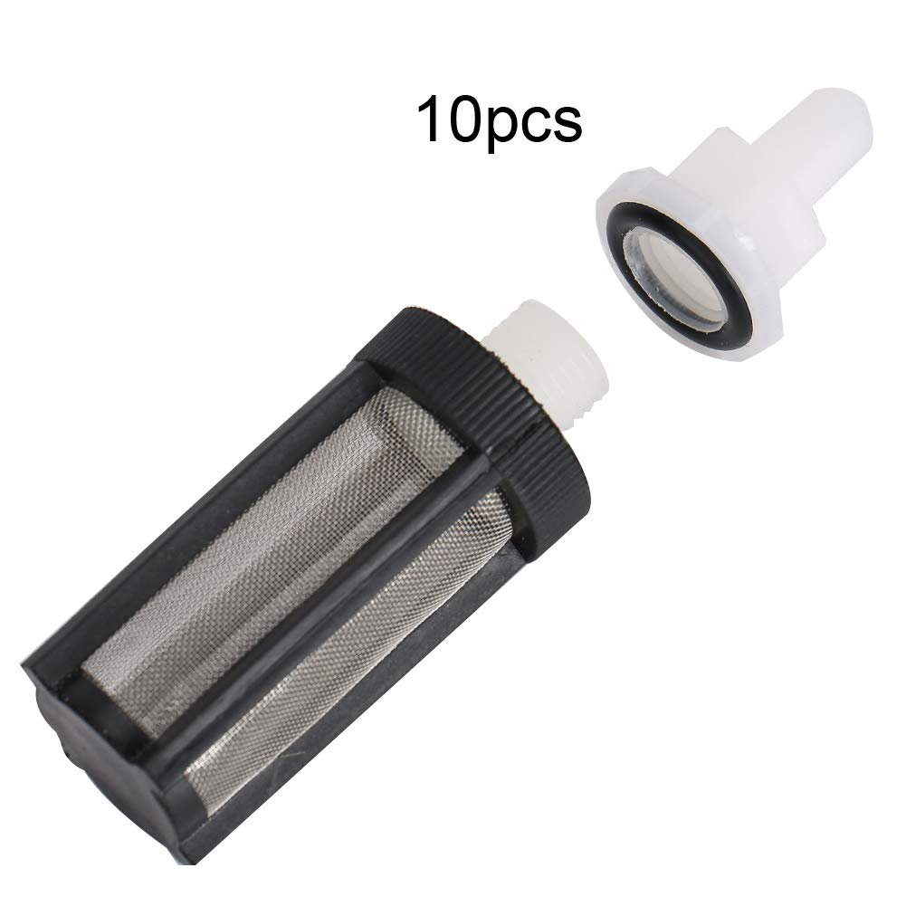 10 pz Micro Pompa Filtro Rete In Acciaio Inox Acquario Pompa Acqua Filtro Filtro Rete Tubo per 7mm 8mm Tubo Pompe Sommergibili