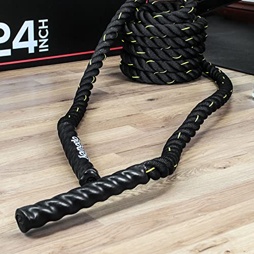 KOMODO Battle Rope Power Training 9M/38mm Upper Body Strength Training Workout Battling Exercise Gym Fitness - Image 3