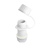 Threaded Drain Plug with Plastic Tethered Cap for Cooler,Compatible with Igloo 50-165 Qt Coolers, Cooler Drain Plug Replacement Parts