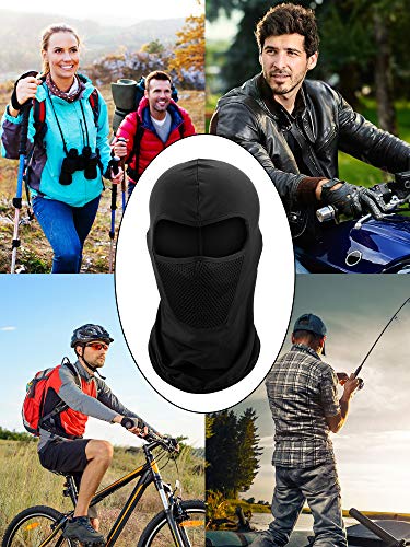 Blulu 6 Pieces Balaclava Ski Mask Sun Protection Full Face Cover Breathable Balaclava Face Mask for Motorcycle and Cycling - Image 5