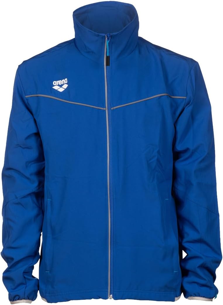 ARENA Chaqueta deportiva unisex con panel frontal y cremallera completa, ligera, atlética, para entrenamiento activo, para hombres y mujeres