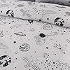 MAG 3Pcs Out Space Bedding Comforter Set,All Season Space Bedding Twin,White Galaxy Comforter Set for Toddlers Kids Boys Teens and Girls,Microfiber (1 Comforter + 2 Pillowcases). #2