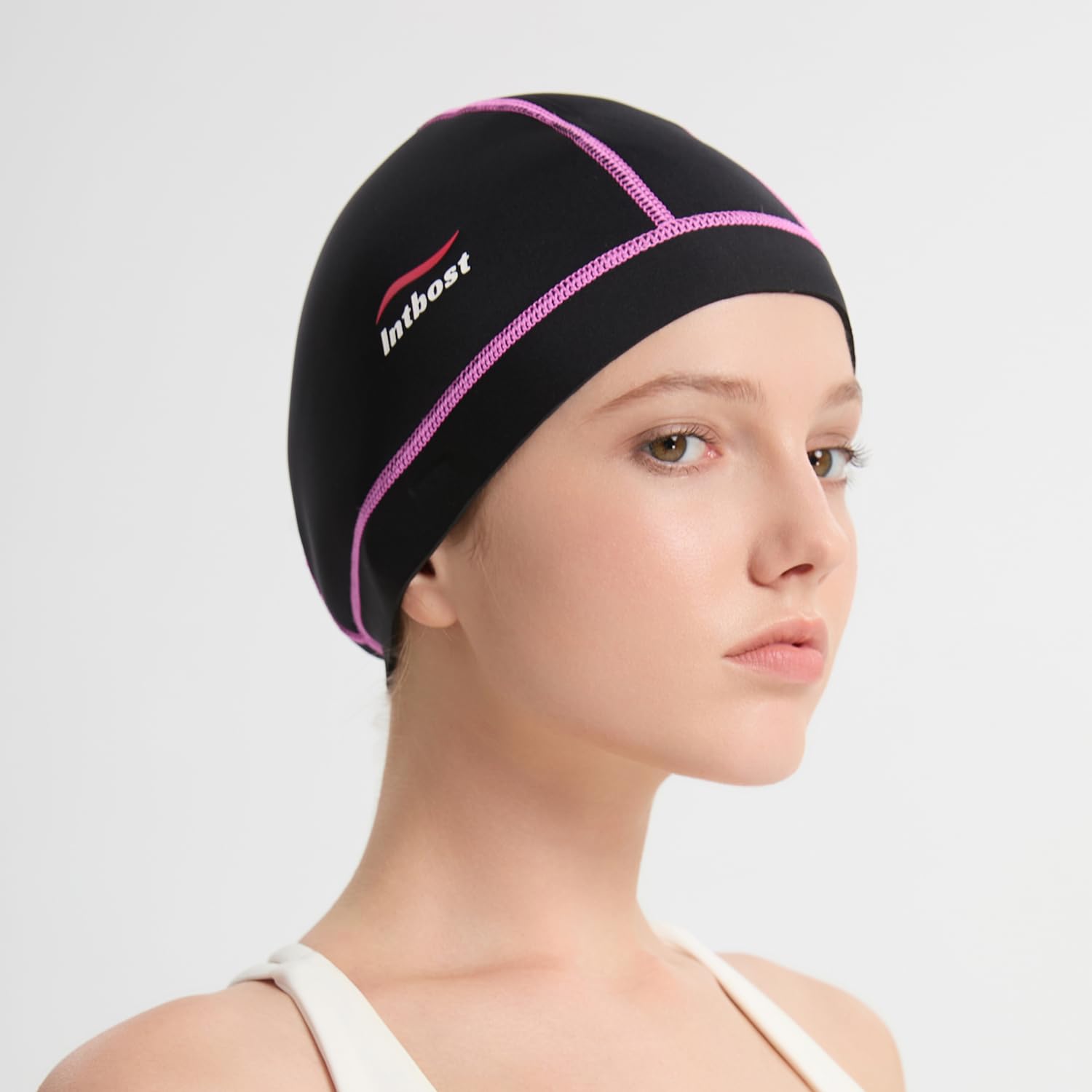 3mm Diving Hood Neoprene Wetsuit Beanie Winter Hat for Men Women Keep Warm Stretchy Wetsuit Cap for Snorkelling, Surfing and Swimming