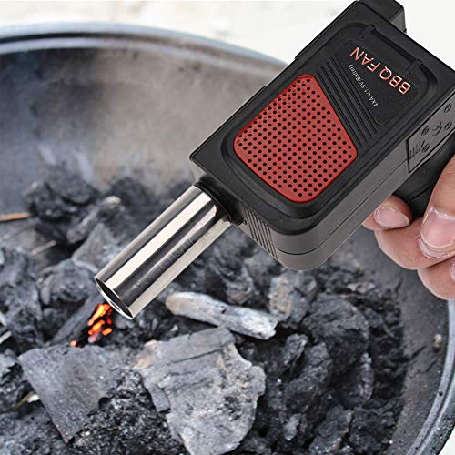 KSTE BBQ Air Blower, Barbecue Blower Fan, Portable Electric Barbecue Fan,Chimneys Air Blower - Image 2