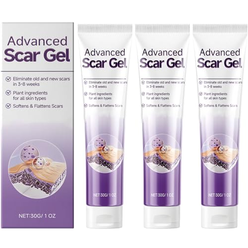 Gel cicatrisant avancé, soin visage et corps pour la récupération des brûlures, formule active anti-fatigue, hydratant et nourrissant, pour tous types de peau (3 PCS)
