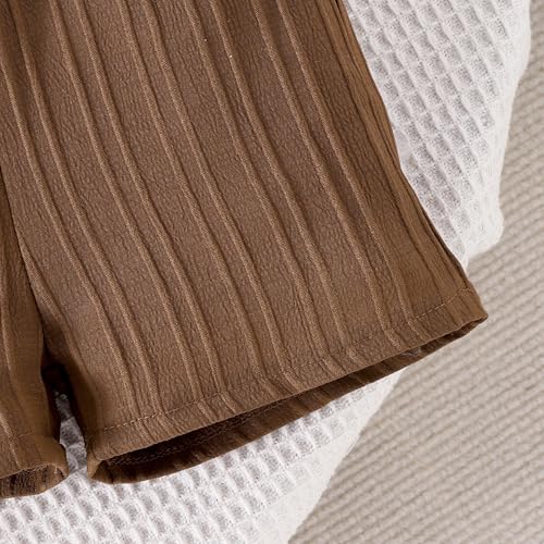 image for TOKIAGO Clothes For Boys 2-3 Years Toddler Baby Ribbed Button-Down Sho