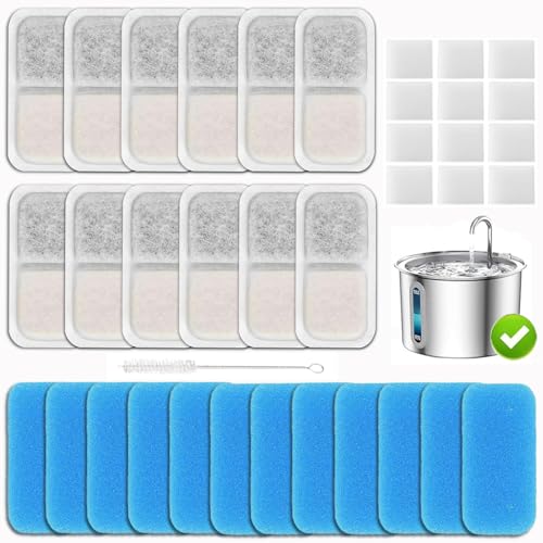 Pet Fountain Filters Fit for oneisall PWF-001 2L/67oz Cat Water Fountain