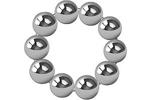 Stainless Steel Beaded Penis Glans Ring for Enhanced Erections, Orgasms, and Semen Retention