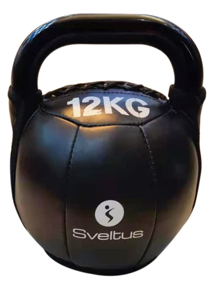 Soft Kettlebell PU Schwarz 12 kg