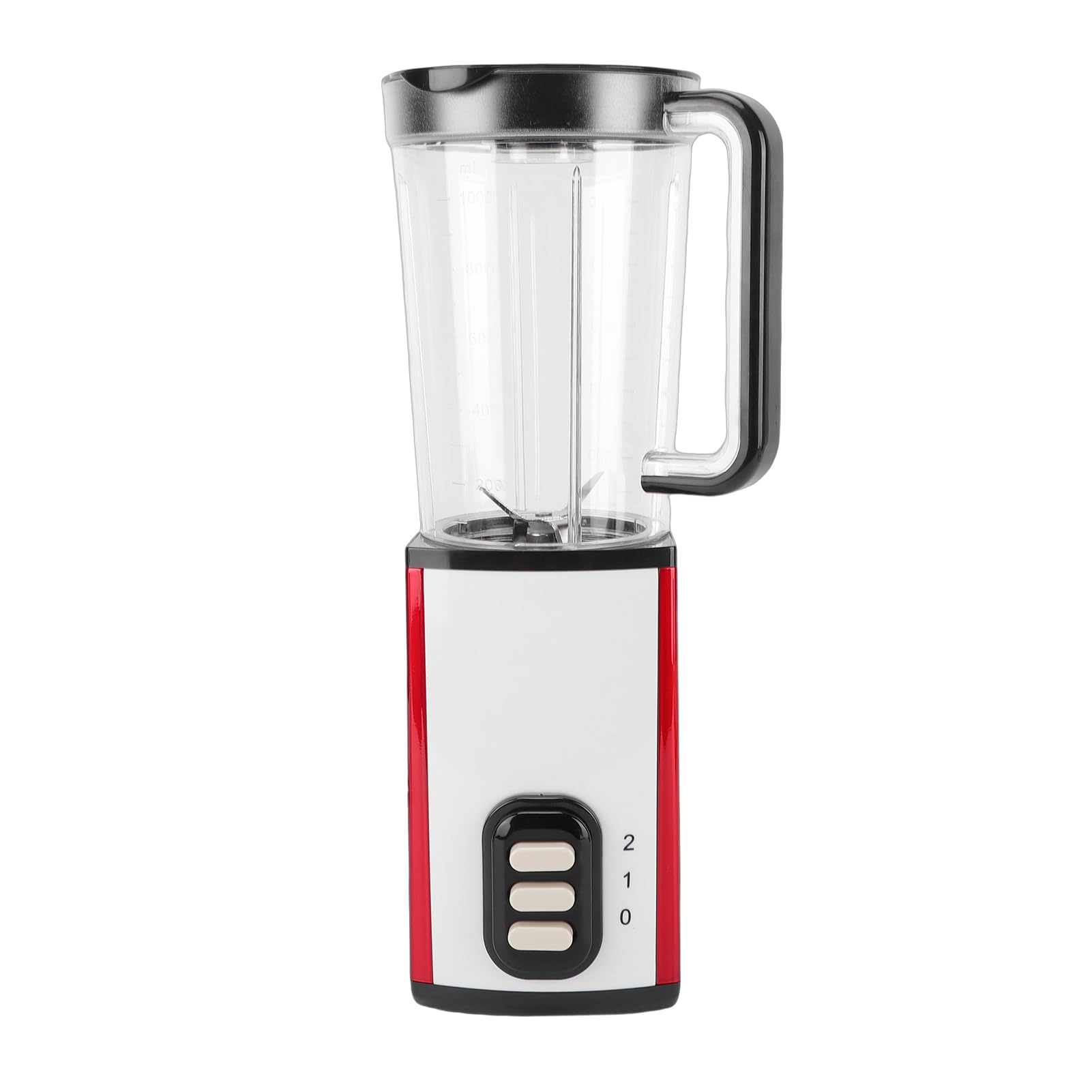 Sonew Kompaktowy Blender do Ekspresu o Mocy 300 W z Kubkiem o Pojemności 1 L, 2-biegowy Blender Elektryczny do Owoców, Warzyw i Lodu, Przenośny Mały Domowej Kuchni W Podróży, na siłownię (wtyczka UE)
