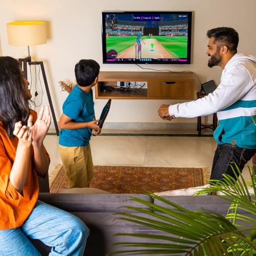 Metashot Smart Cricket Bat Game | Motion Sensor Gaming Bat for TV & Mobile | Indoor Cricket Game | Bluetooth Bat Controller - Image 6