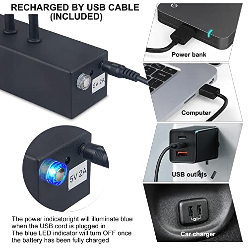 Image of Picture Light, Remote Control Art Light with Brightness Dimmable, Timer Preset Picture Lights for Paintings,16 inch Full Metal Display Light for Wall,Artwork,Portrait,Dartboard (Round Black)