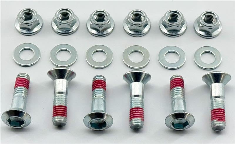 Specbolt Sprocket Bolt Set for Yamaha YZ YZF Honda CR CRF Kawasaki KX KXF Suzuki RM RMZ KTM SX EX EXC Dirt Bike Motorcycle Motocross. M8x30 with Locking Fuji Flange Nuts