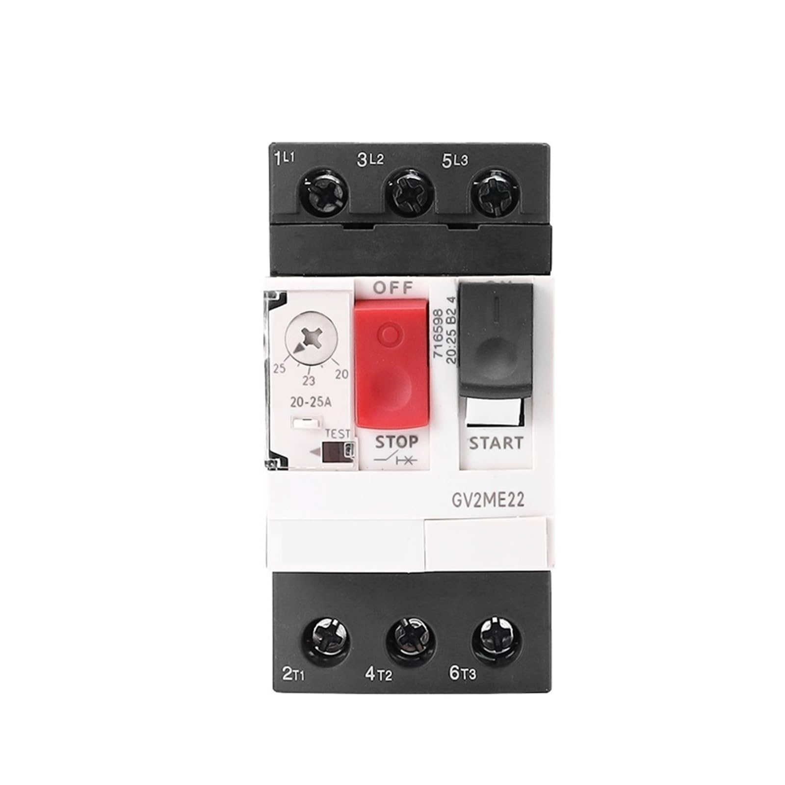 TYEXCZARF GV2ME Motor Protection Ciucuit Breaker Magnetic Overload Short Circuit Protection 32A Motor Circuit Breaker(0.63-1A)