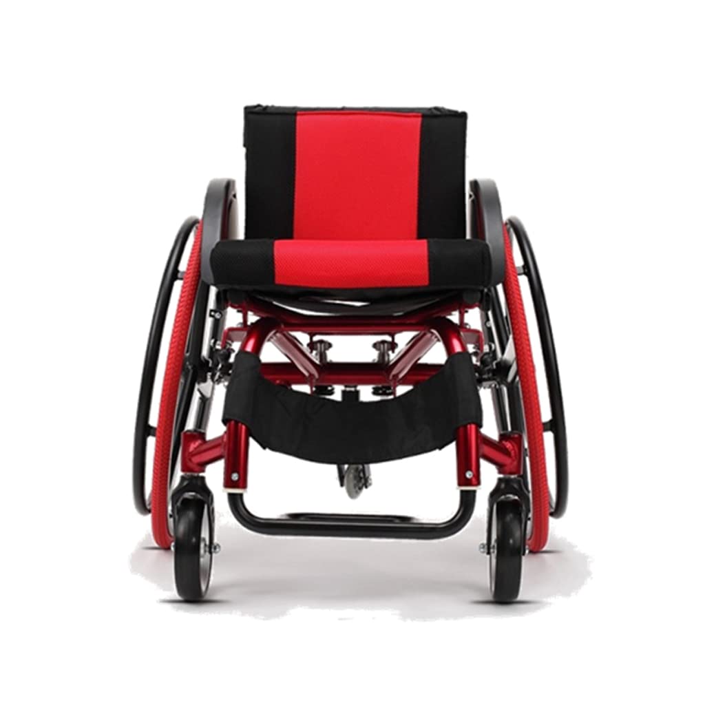 Silla de ruedas manual para adultos, ultraligera, plegable, ayuda de movilidad deportiva para una mayor independencia y estilo de vida activo