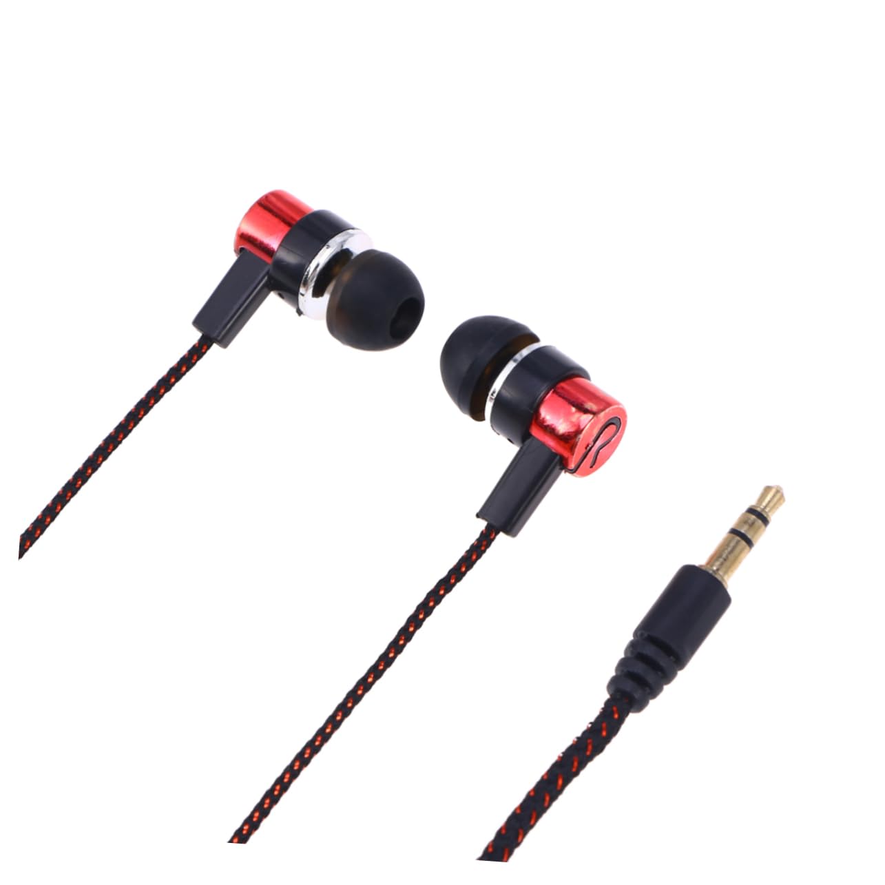 Angoily Heavy Bass Earphones in-Ear Headset Noise Reduction Jack Wired Earbuds Case