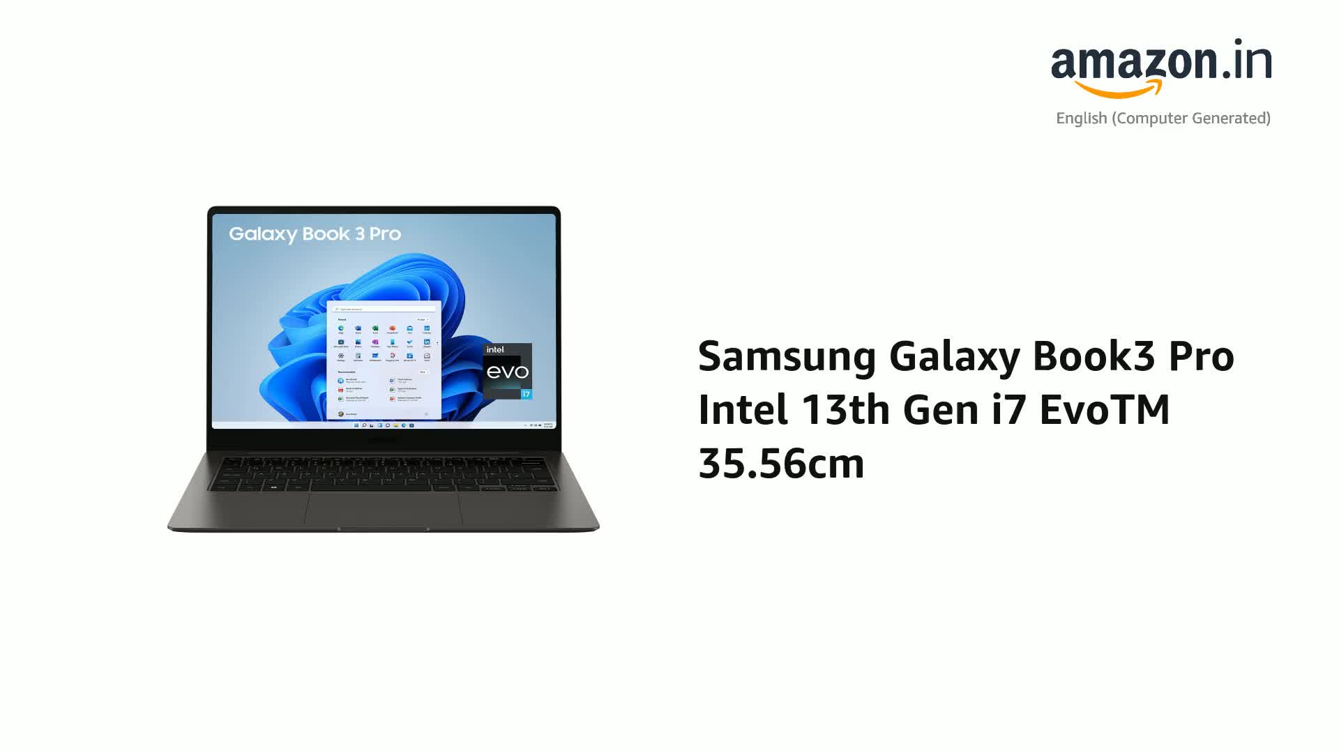 Amazon.in: Buy Samsung Galaxy Book3 Pro Intel 13th Gen i7 EvoTM
