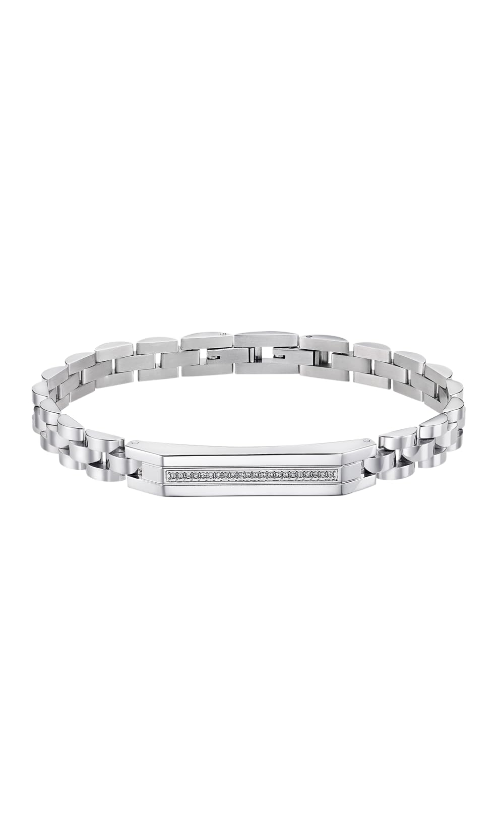 LOTUS STYLE Pulsera Hombre Acero Inoxidable 316L Brazalete de Diseño