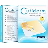 Cutiderm - Apósito estéril hidrocoloide extrafino para heridas, 5 cm x 5 cm