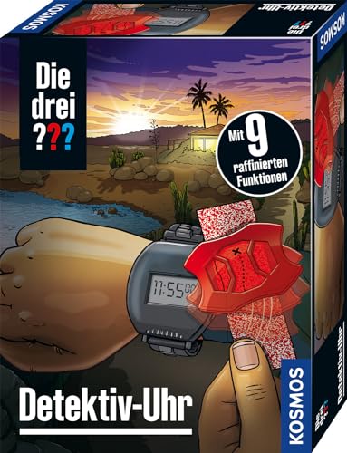 Die drei ??? Detektiv-Uhr von KOSMOS 632298, Detektivspielzeug, Detektiv...
