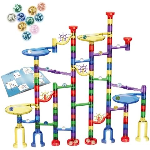 Glowing Marble Run Super Set for Kids Cover