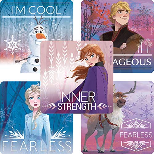 Autocollants La Reine des neiges : finis les cahiers tristes avec ce lot de 100 stickers