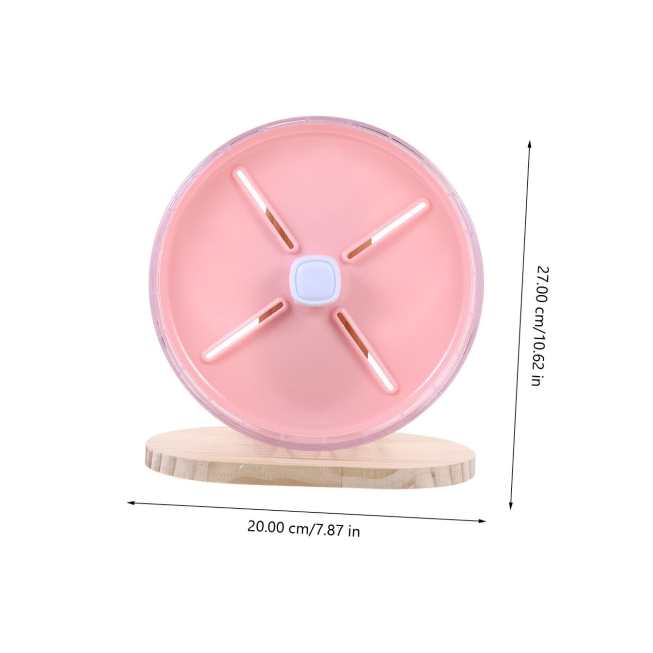 Rueda Silenciosa para Hámster con Base Estable Accesorio de Ejercicio para Roedores Pequeños como Erizos y Chinchillas Diseño Ergonómico y Compacto para Jaulas de Mascotas
