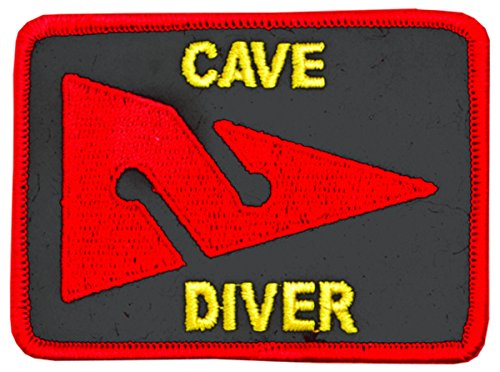 Innovative Emroidered Cave Diver Patch