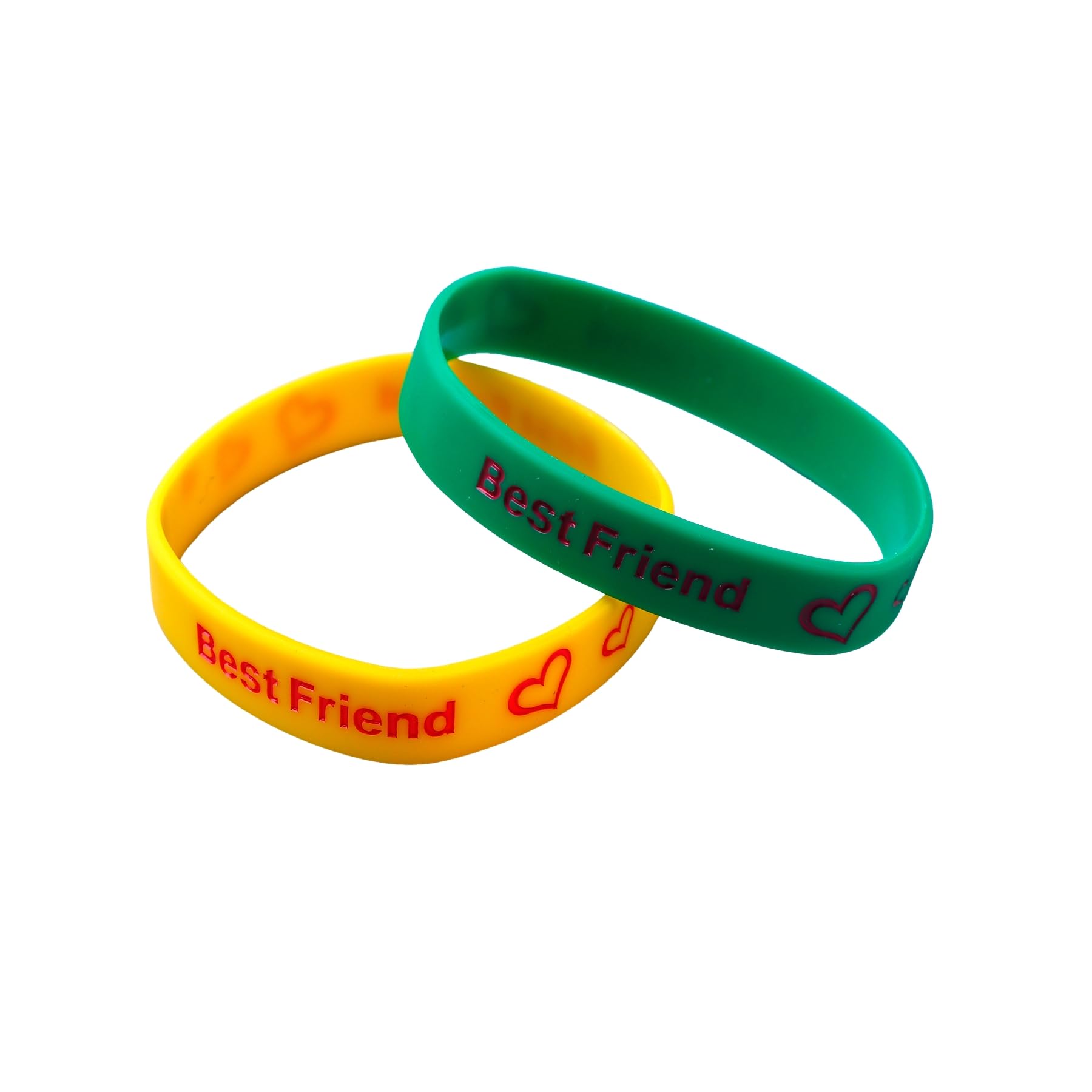 ARCHIES Friendship Band for Girls and Boys Friendship Belt for Friends Friendship Bracelets Free Size Silicone Friendship Bands Yellow and Green Set of 2 (B0D9QTLH2M) Amazon Price History, Amazon Price Tracker