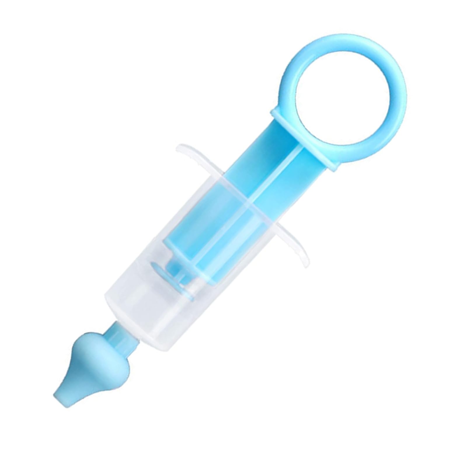 Baby Nasal Aspirator (10ml), Safe Nose Cleaner, Portable Nose Cleaner for Babies, Reusable Silicone Nasal Aspirator, for Babies and Newborns, Blue