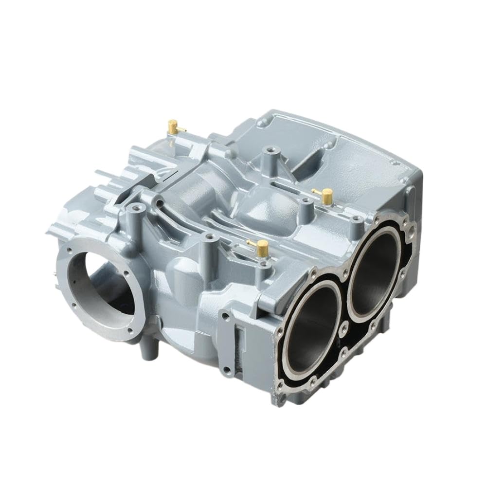 Conjunto de cárter y cilindro para motor fueraborda 2T E40X 40CV compatible con HDX 66T-15100 66T-15100-00 66T-15100-02-1S