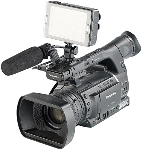 Somikon Videolicht: Foto- und Videoleuchte FVL-720.d mit 204 LEDs, 3.200-5.500 K (Filmleuchte, Photoleuchte, Blitzschiene) – Bild 6