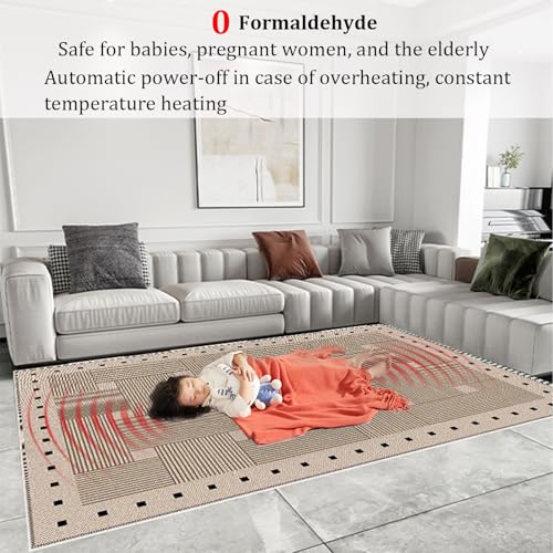 Calefactor Eléctrico Alfombra con Calor Rápido 110-220V miniatura 4