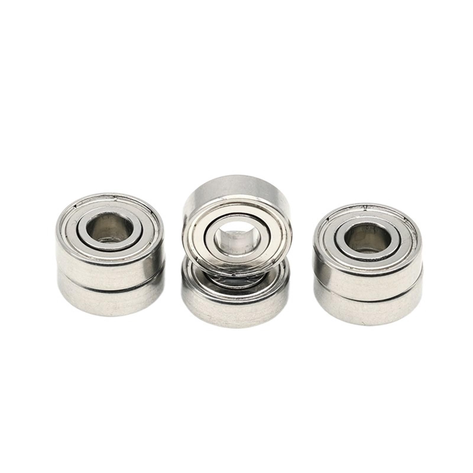 XRKJKQIDG Bimetal Seal Shield Micro deep Groove Bearing 10pcs S625ZZ 5x16x5mm ABEC-7 Stainless Ball