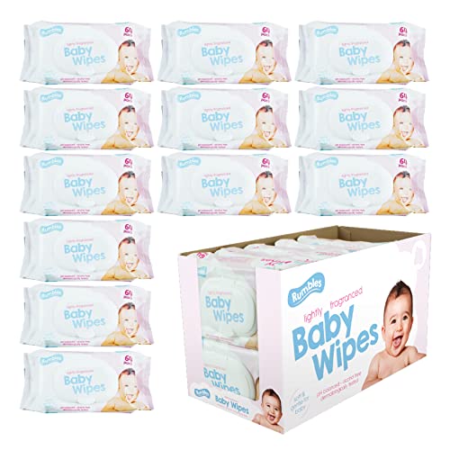 SRV Hub® Toallitas sensibles para bebés con PDQ, toallitas para bebés hipoalergénicas para bebés suministros de limpieza de piel sensible para el cuidado diario del bebé (768X toallitas perfumadas)