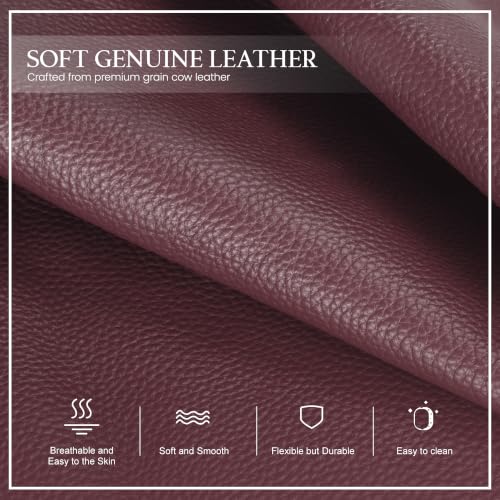 Image of befen Genuine Leather Saddle Crossbody Bags for Women with RFID Blocking, Small Flap Cross Body Purse Hangbags