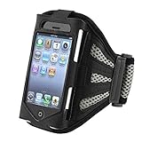 Insten Sport Running Armband Case Pouch Compatible With iPhone OS 4 G IOS4 iPhone 4S AT&T, Sprint, Version 16GB 32GB 64GB