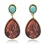 A5:Vintage Gold Teardrop